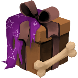 Cloaked Sparky Present